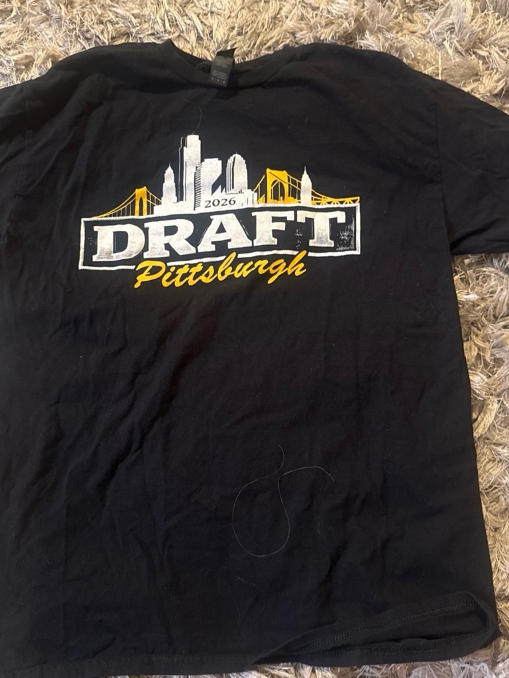 Draft Pittsburgh 2026 Graphic Tee - Black
